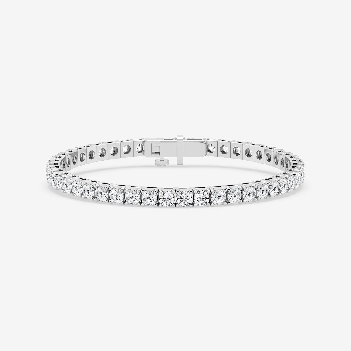 Lab Grown Diamond Four-Prong Tennis Bracelet - 7.5 Inches