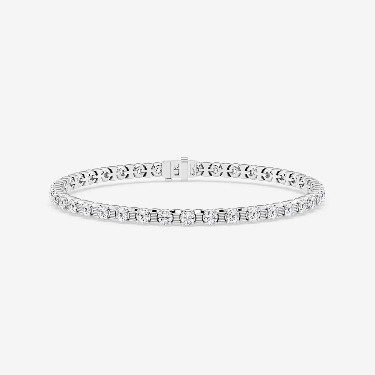 Lab Grown Diamond Tennis Bracelet - 8.5 Inches