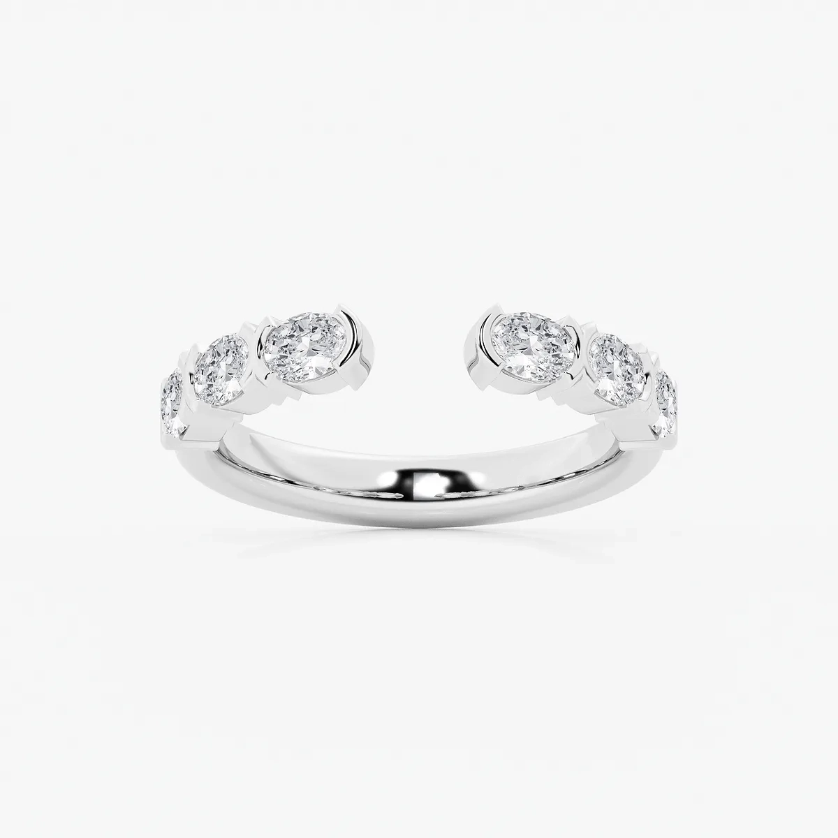 Lucia Lab Grown Diamond Channel Set Nesting Wedding Band