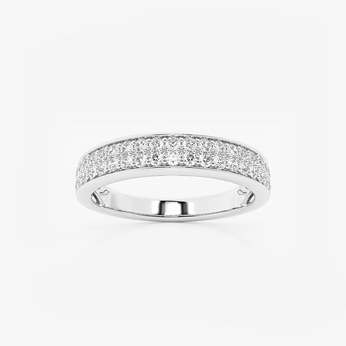 Bonnie Lab Grown Diamond Double Row Wedding Band