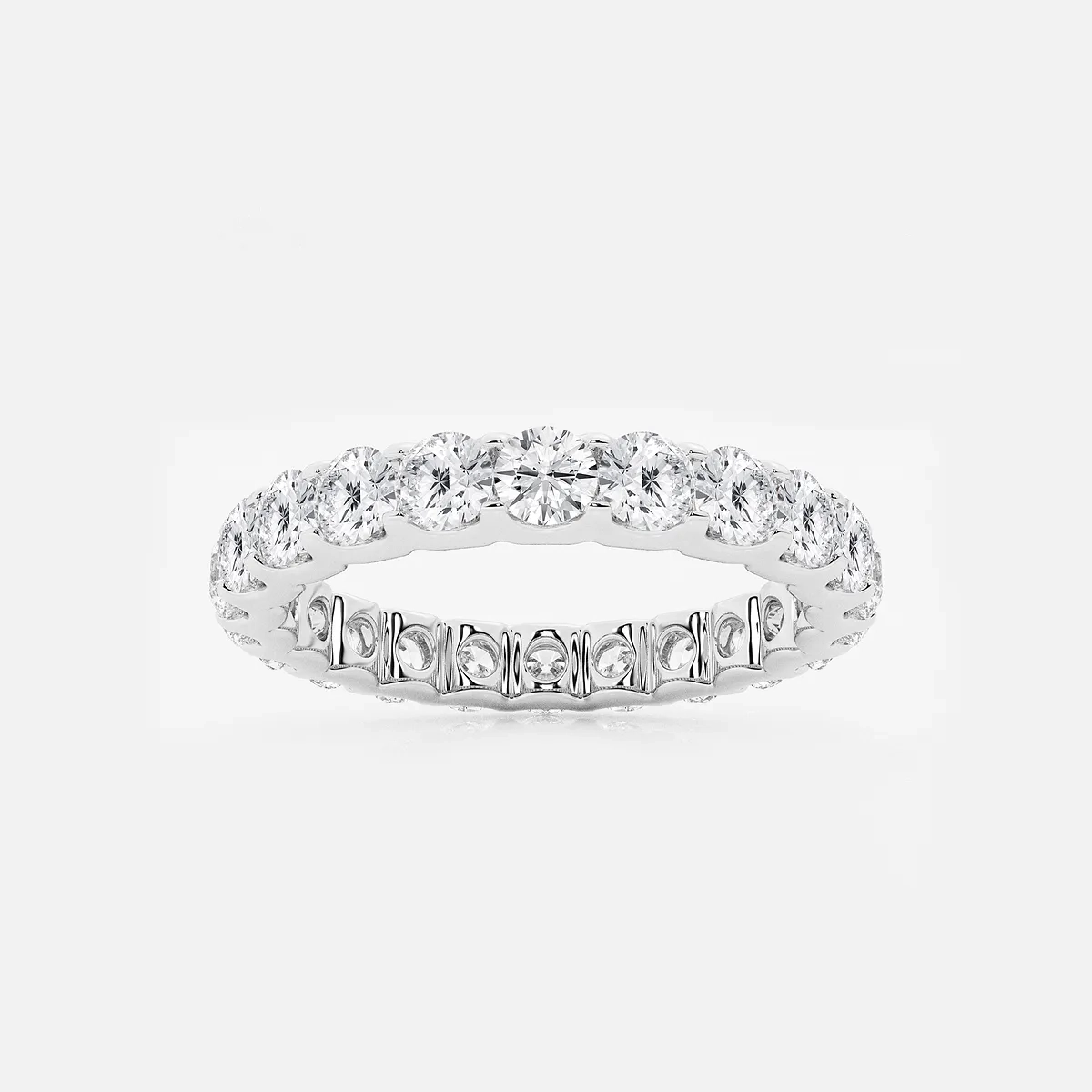 Gretchen U shaped Lab Grown Diamond Eternity Band - 4.5mm Width