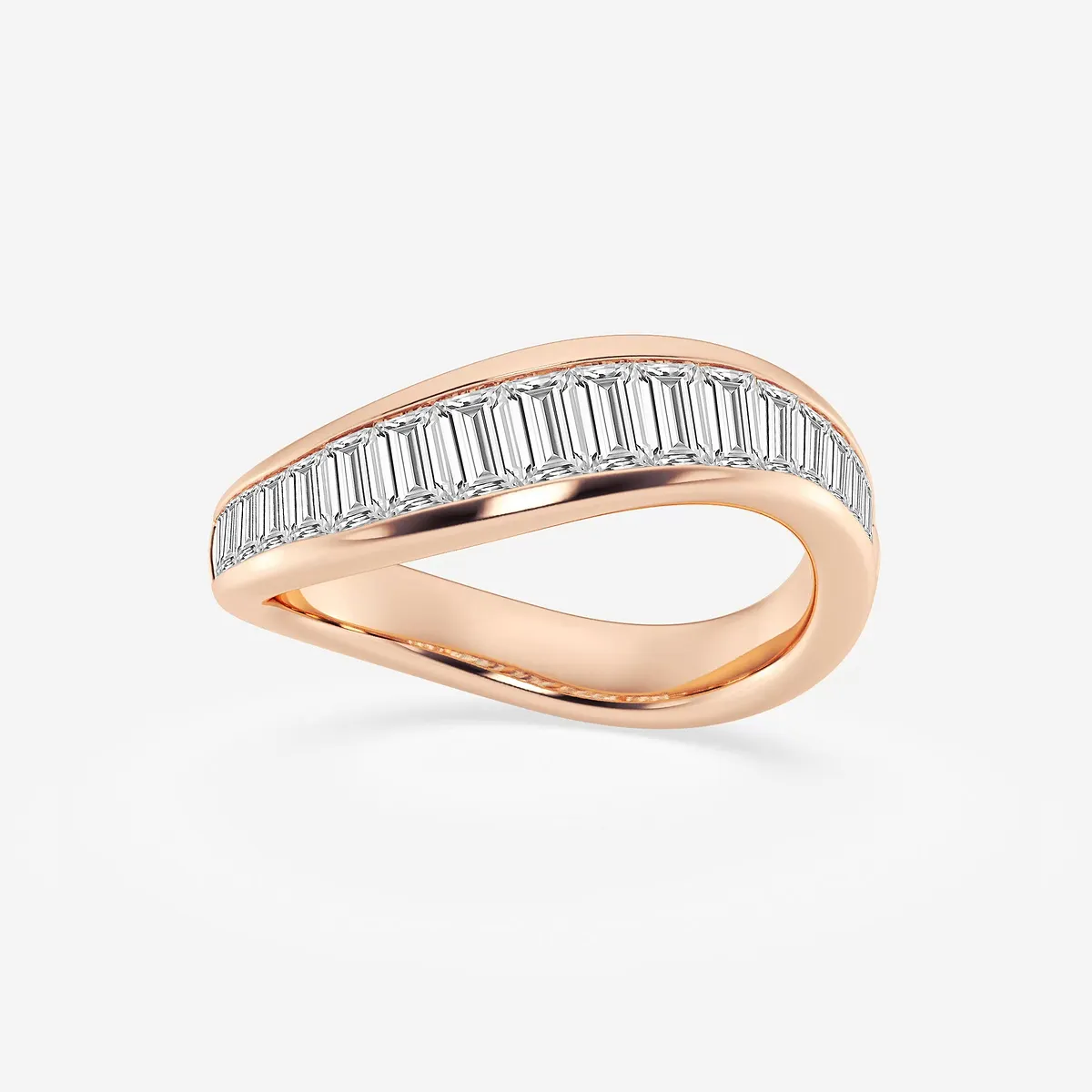 Stanza 1 Lab Grown Diamond Curved Stackable Rings