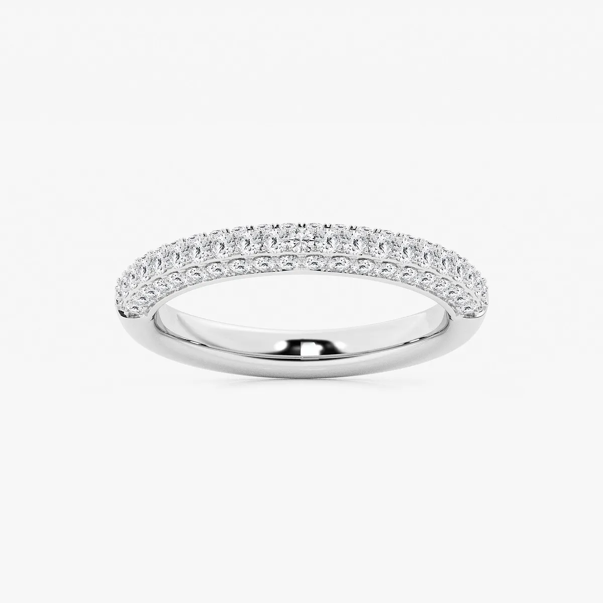Cherish Lab Grown Diamond Micro Pave Wedding Band