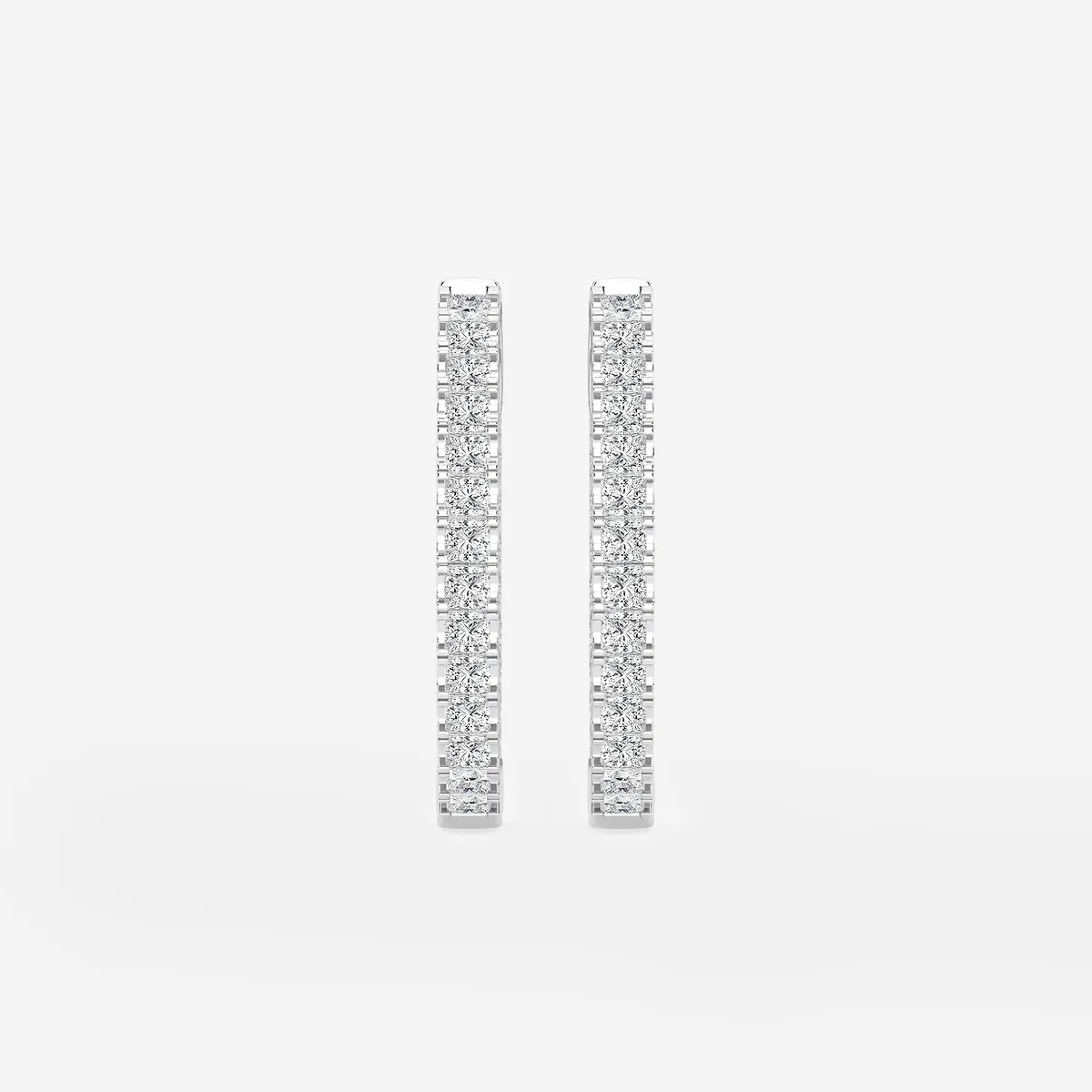 Lab Grown Diamond Hoop Earrings