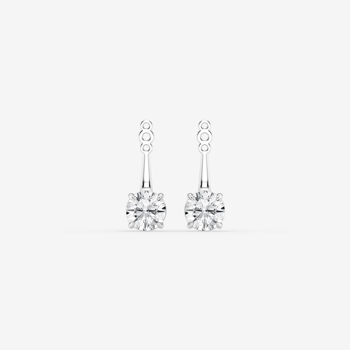 1 Lab Grown Diamond Drop Earring Jackets, E