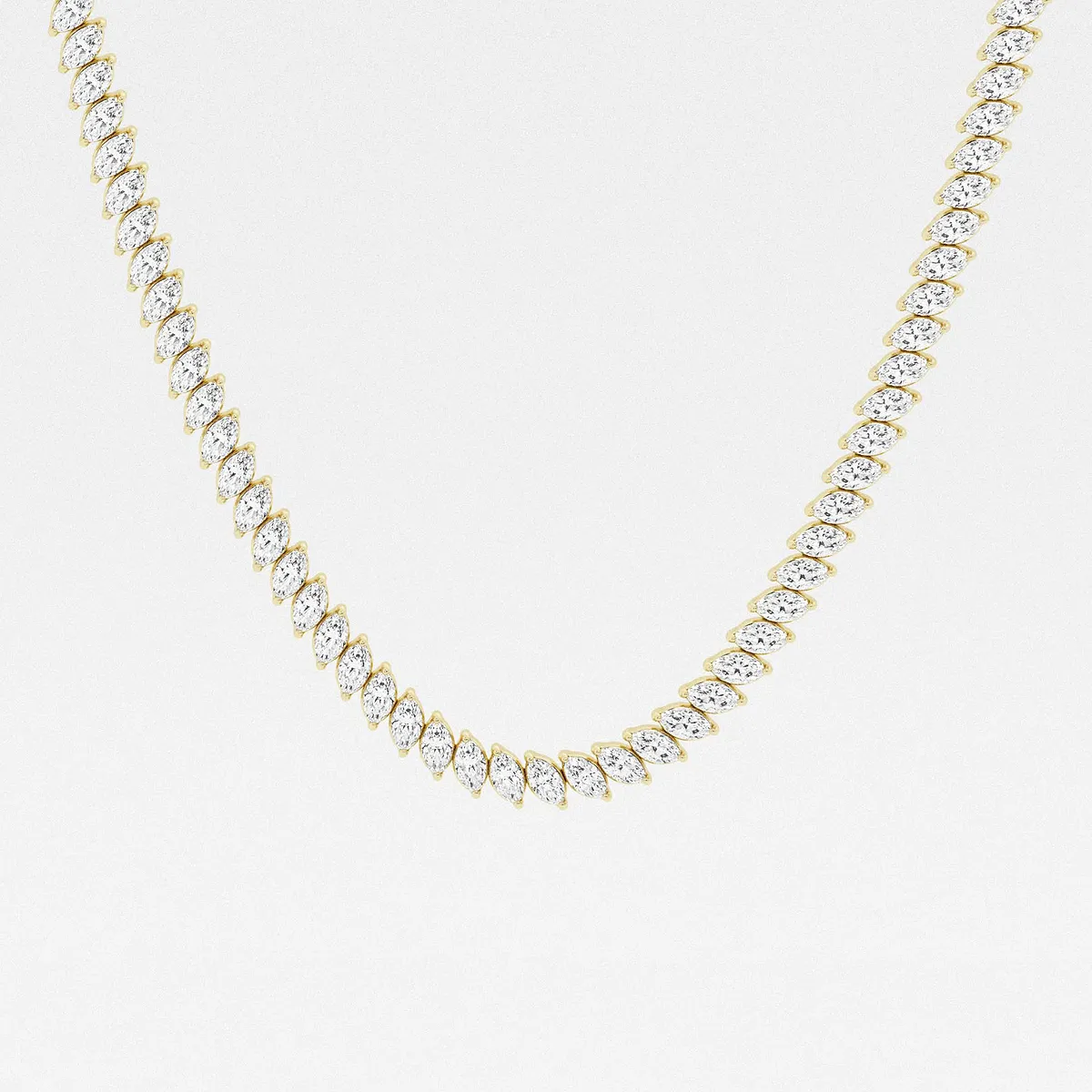 Lab Grown Diamond Tennis Necklace