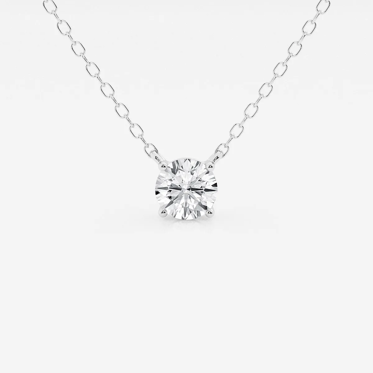Lab Grown Diamond Solitaire Pendant, E