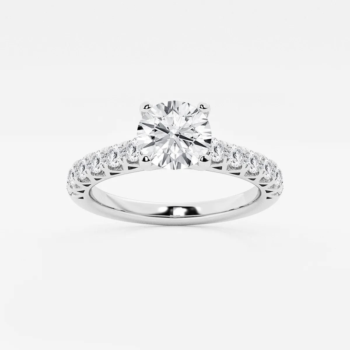 Nora 8 Lab Grown Diamond Royal Crown Engagement Ring, E