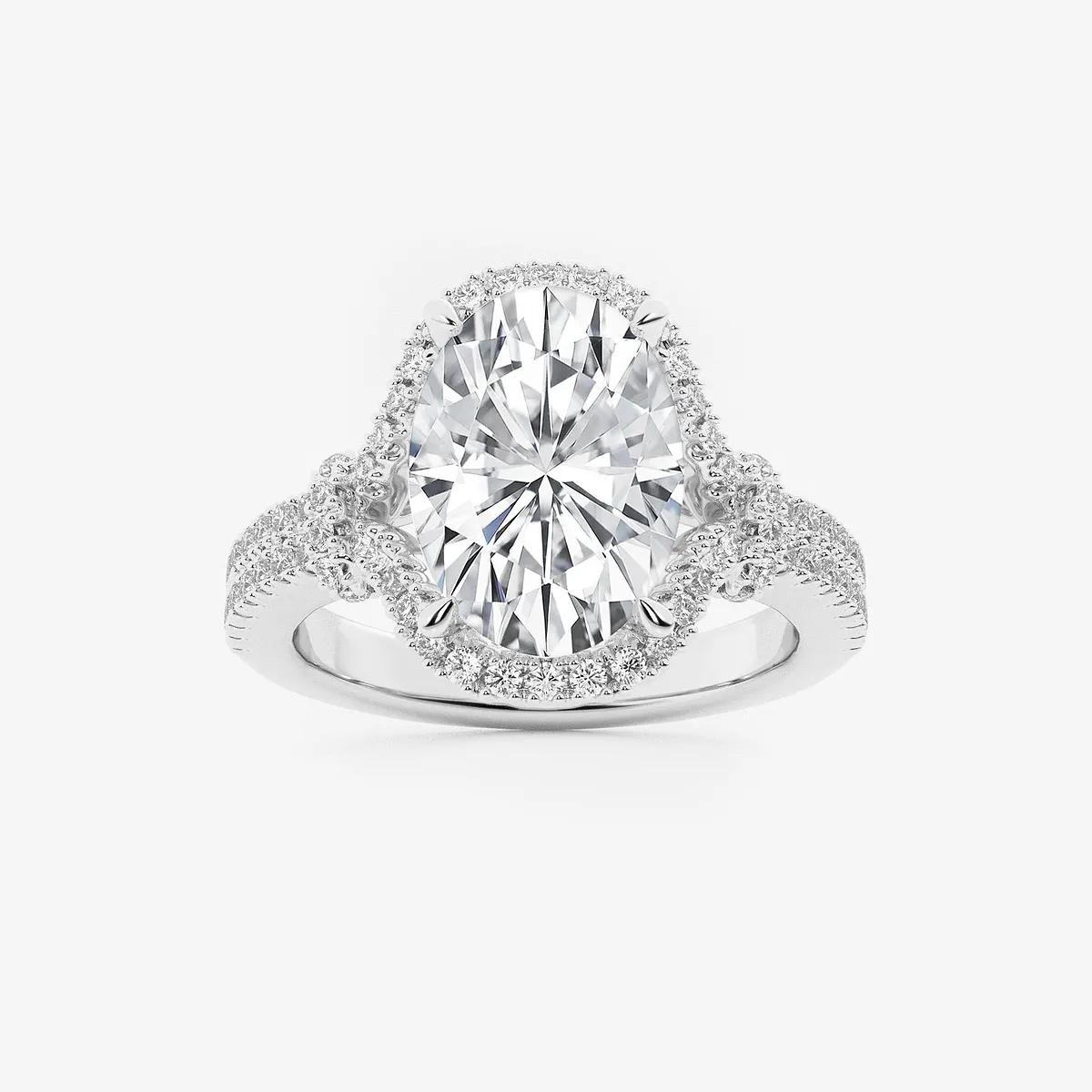 Sara 3 Lab Grown Diamond Engagement Ring, E
