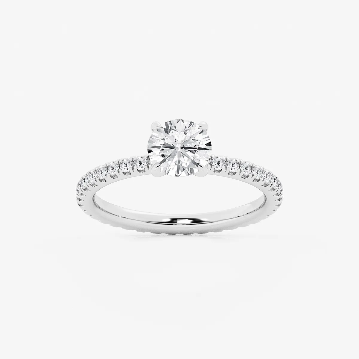 Grace Lab Grown Diamond Eternity Engagement Ring, E