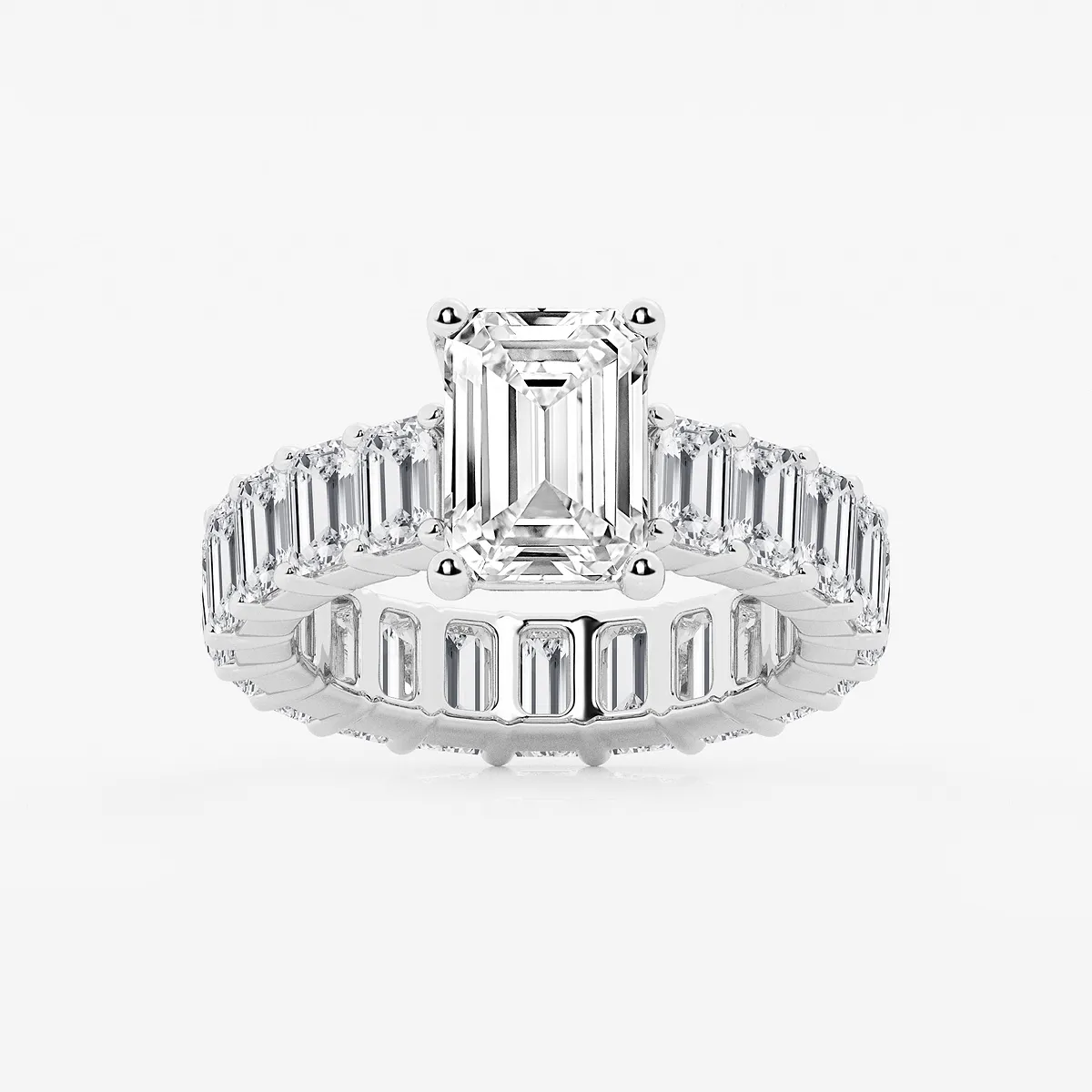 Eris 9 Lab Grown Diamond Eternity Engagement Ring, E