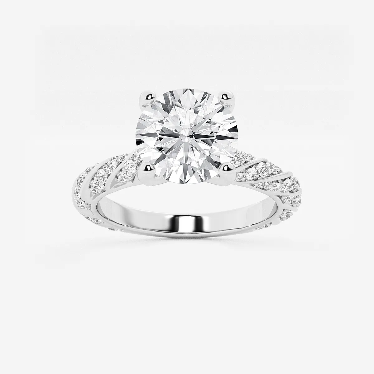 Jane 8 Lab Grown Diamond Ribbon Engagement Ring, E